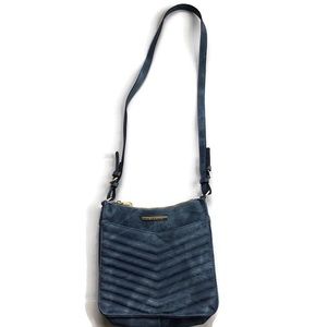 Steve Madden Med-Size Chambray Blue Crossbody Bag